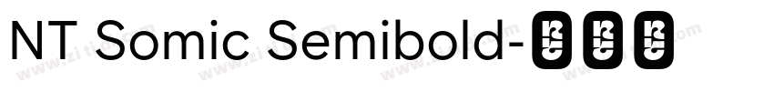 NT Somic Semibold字体转换